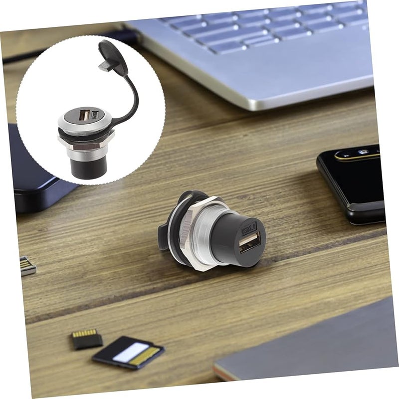 USB Panel Mount Connector Female to Female Extension Flush Mount Design High Speed Data Transfer - Image 4